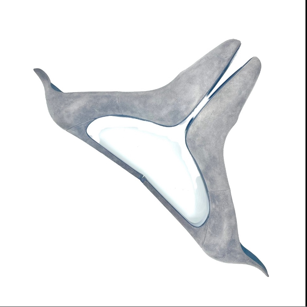 Saint Laurent gray suede pump 41 - Picture 3 of 7
